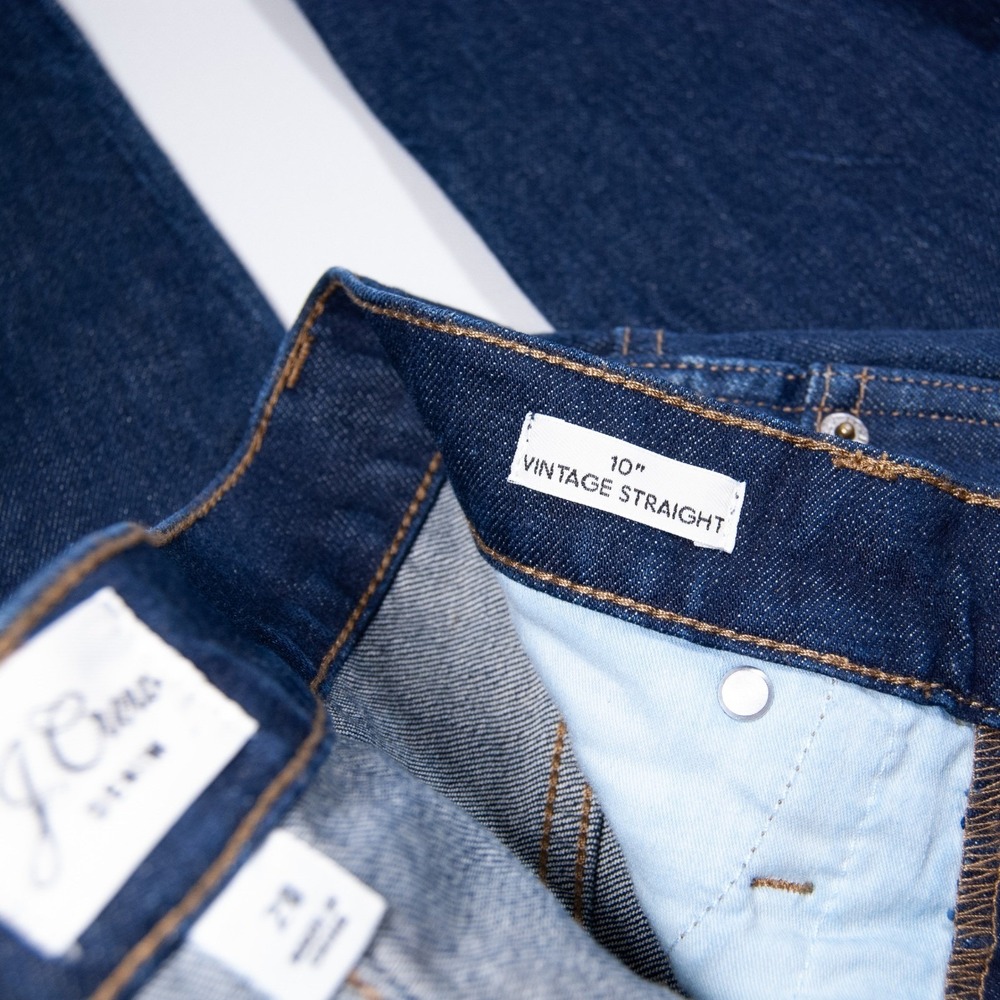 J.Crew Denim 10" Vintage Straight Leg Dark Wash Jean Women Size 28 6 Re Imagined - Picture 4 of 13